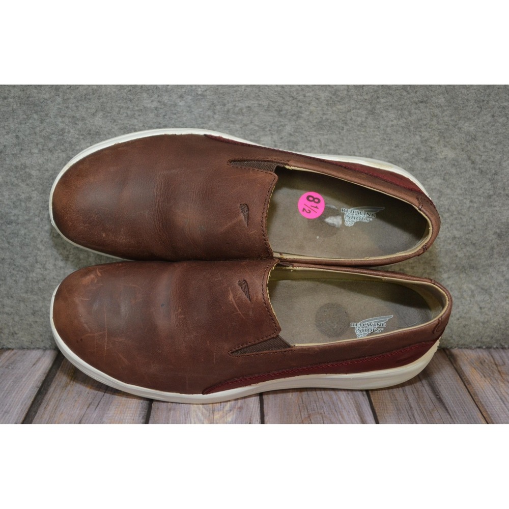 Red Wing Shoes 2033 Shoes Womens 8 B Brown Leather Slip-On Work Casual Loafers - Picture 12 of 16